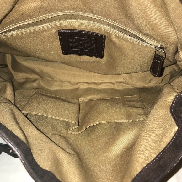 💯 % Authentic Coach Brown Shoulder HandBag - Picture 4 of 8